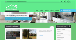 Desktop Screenshot of elcentenarioinmobiliarias.com