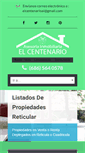 Mobile Screenshot of elcentenarioinmobiliarias.com